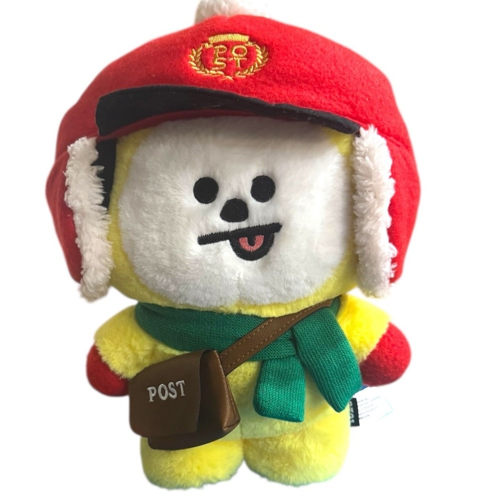 Chimmy BT21 2022- Line Friends- Holiday Standing Post Plush BTS‎ Christmas K Pop
